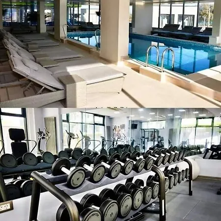 Panoramic Seaview & Piscina Interioara شقة *